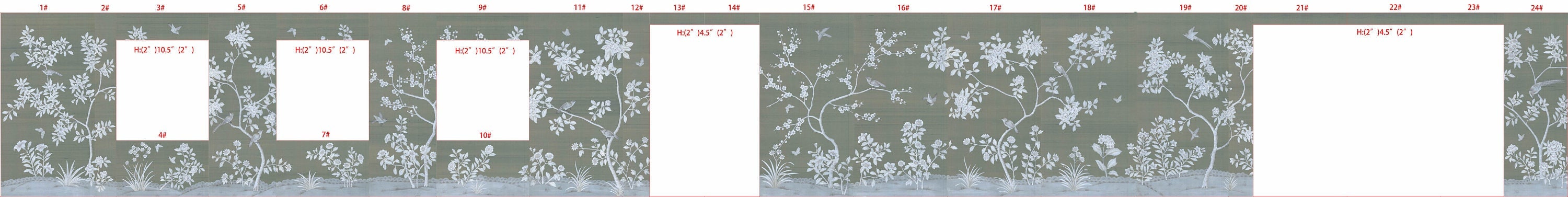 G-031 Lingering Garden on Paper Custom Color on CS Shot Silk CS-37