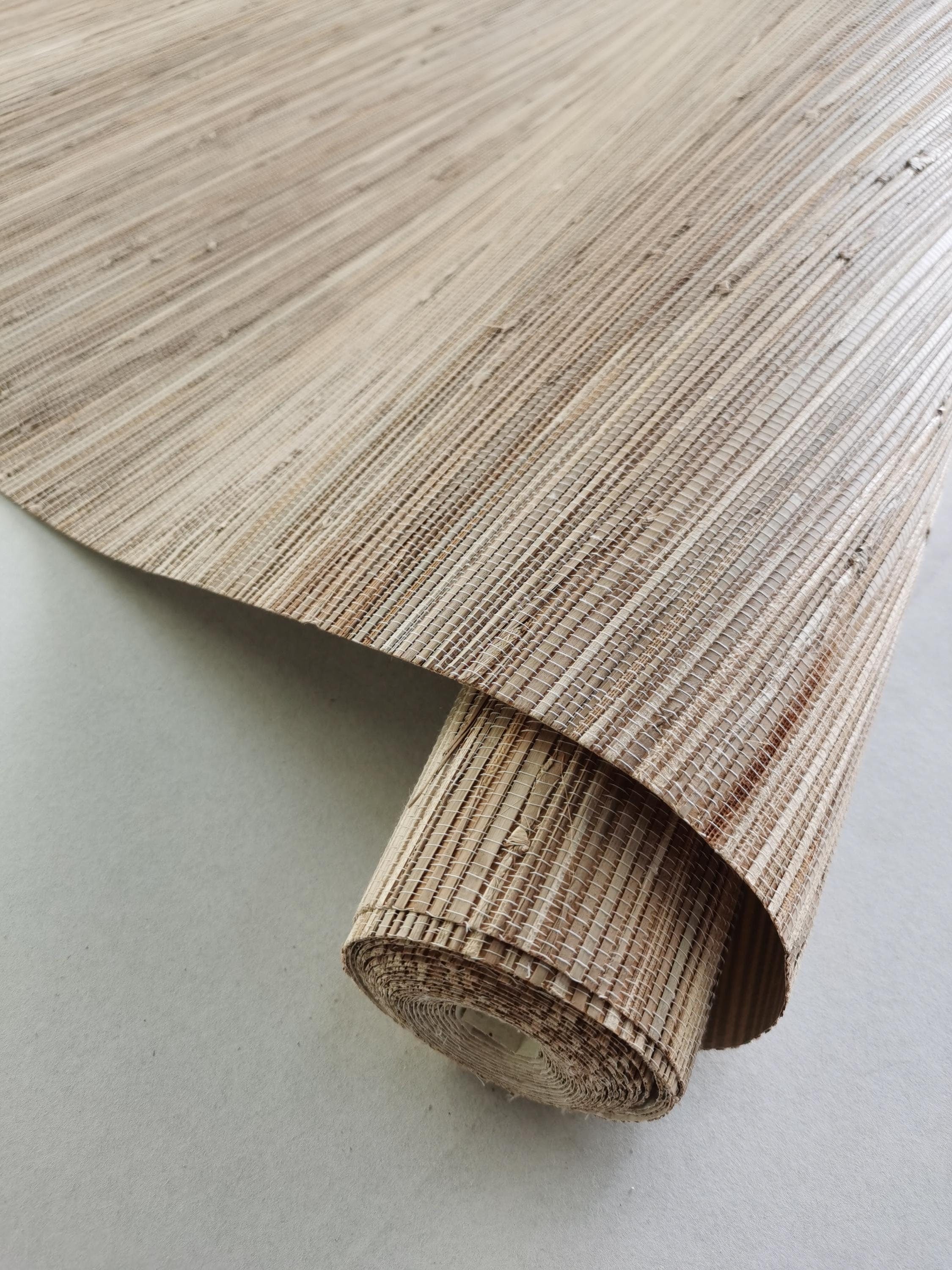 Real Handmade Grasscloth Wallpaper/Grasscloth Wallcovering/Natural Wallcovering/Pattern No GC-008