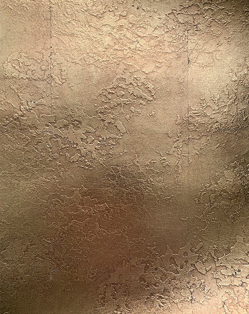 Handmade Metallic Leaf Wallpaper with special finish #3